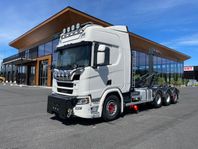 Scania R540 Tridem LVX fullt plogutrustad vridbart underbett