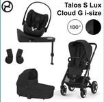Cybex Talos S Lux med Cybex Cloud G, Bas G & Bilstolsadapter