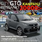 Aixam CITY GTO  2614:- Månaden / 2 År Garanti