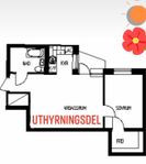 Rum uthyres - lägenhet i Luleå - 1 rum, 15m²