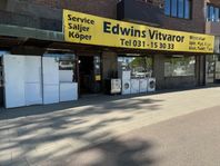 Edwins Vitvaror har rea på spisar 40/50/60/70cm med GARANTI