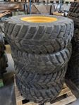 Nokian 360/80 R20 inkl fälg 4 st beg