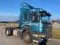 SCANIA P400 MED NY BESIK OCH FÄEDSKRVARE