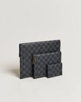 Louis Vuitton  Alpha Triple Pouches Damier Graphite