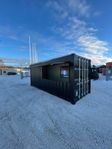 Kioskcontainer 20 fot begagnad - Svart