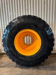 Michelin 4st 20,5R25 beg hjul däck på fälgar L70 L90 F G H