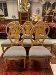 Klassiska stolar i gustaviansk stil, 8 styck