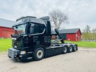 Scania R500 NextGen 8x4 Plogbil Lastväxlare Salt 26.000mil