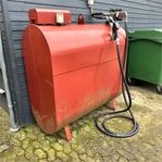 KN Smede- & Beholderfabrik C3A 1200 Liter Dieseltank med pum