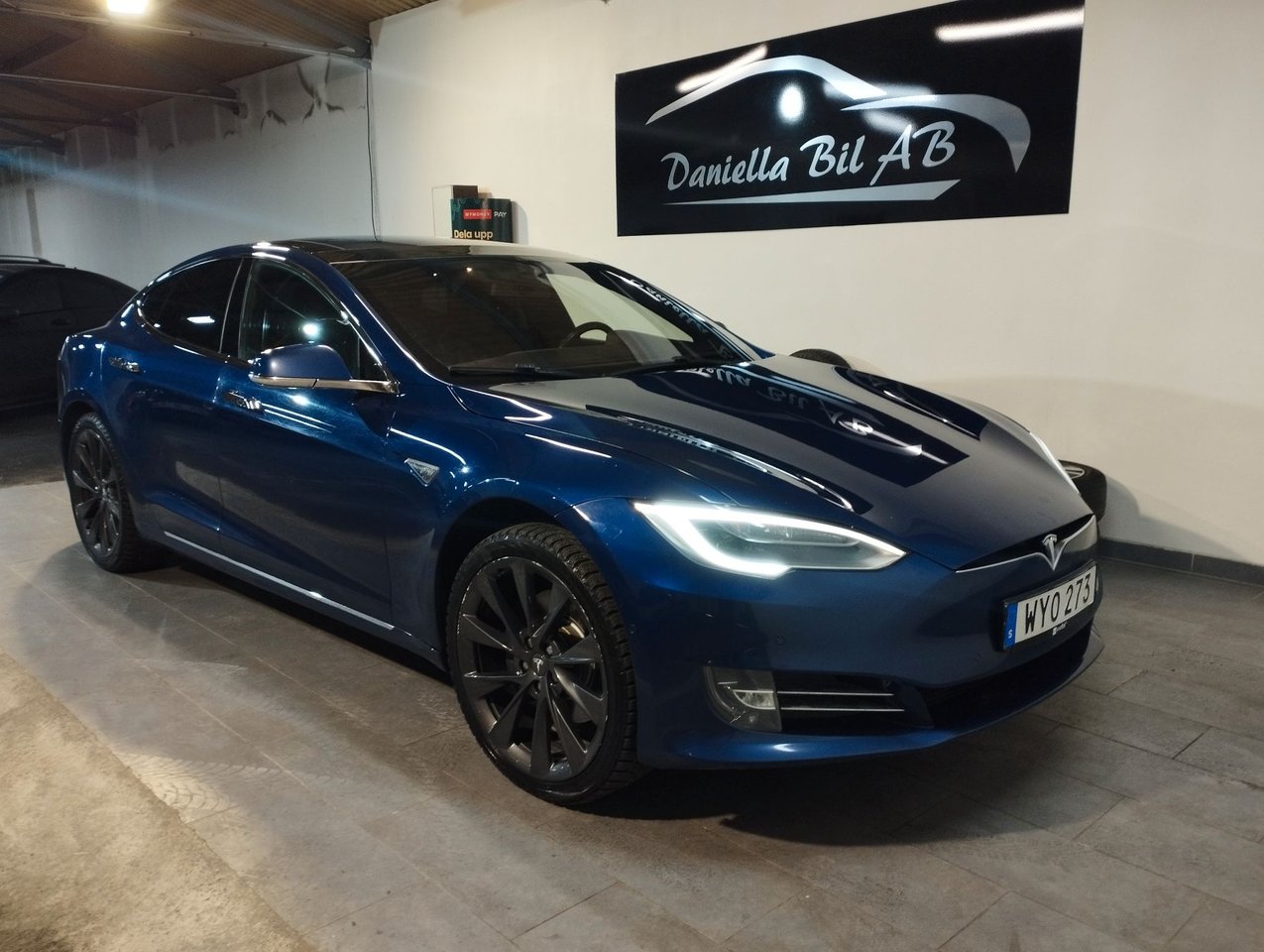 Tesla Model S 90D, 423hk, 2016