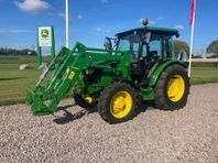 Traktor John Deere 5075E inkl lastare