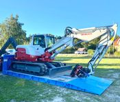 uthyres grävare - Takeuchi tb 290 - 9 ton