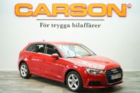 Audi A3 3,95% Sportback 30 g-tron 131HK Apple Carplay Euro6