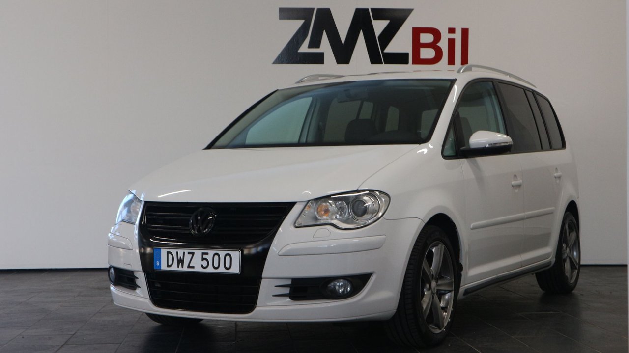 Volkswagen Touran 7-seater 1.4 TSI DSG sekvensiell, 7-trinn, 170hk, 2010