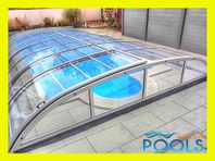 Pooltak tak till pool pooler skydd ELEGANCE+ 8,68m !KAMPANJ!