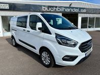 Ford Transit Custom 340 Crew Van 170HK Värmare/Drag/Xenon