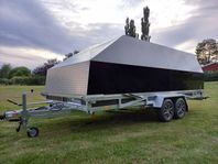 KAMPANJPRIS BK BILTRAILER MED KÅPA 520x205cm 3500kg & 2700kg