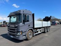 Scania P370 Flakbil med Kran Next Gen