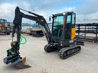 Volvo ECR25D Rototilt Steelwrist X04 Grip Skopor