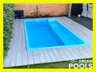 Glasfiberpool Pooler Polyester Trädgård Pool 4,50m !KAMPANJ!