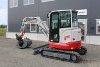 Ny Takeuchi TB335 SMP Rototilt med grip. Färdig för leverans
