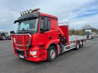 Mercedes Actros 2543 Brädgårdsbil stor Kran