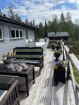 Mysig, fräsch timrad fjällstuga, öppenspis & bastu (sön-sön)