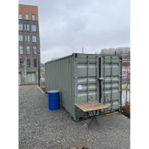 Container med kide kylrum samt inredning