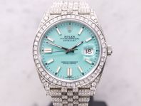 Rolex Datejust 41 i Stål - ICE OUT - CUSTOM MADE - 2019
