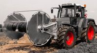 Slangupprullare hydraulisk för traktor