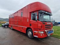 Scania P320 EHC-Hästlastbil 7 hästars med bodel -2012