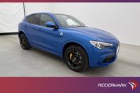 Alfa Romeo Stelvio 510hk Quadrifoglio H/K Pano B-Kamera Navi