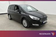 Ford Galaxy TDCi 210hk 7-sits Pano Skinn Värm Kamera Drag