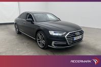 Audi A8 55 TFSI Q 340hk Taklucka B&O Värmare 3D-kamera Drag