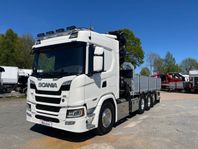 Scania G500 8x4*4 Tridem Kranbil Hiab 302 E6 Kran & Jibb