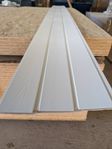 13X120 mm Furu Panel 4019  Vit ändspont Kvistfri Fingerskarv