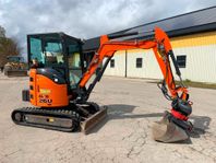 Hitachi ZX26U-5A CR minigrävare, rototilt med grip