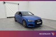 Audi A3 1.5 TFSI COD 150hk S-Line Svart Opt. Navi Sensorer