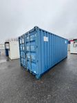 Isolerad förrådscontainer 20 fot begagnad - Blå