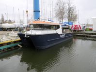 ALUTEC C10 Catamaran/Aluminiumbåt/Arbetsbåt/Transportbåt