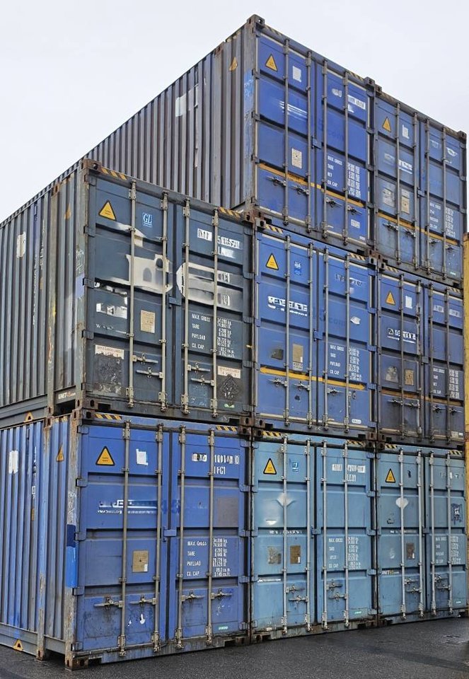 Begagnad 45 fot container