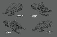 Polaris NOS Reservdelar . PRO-X , INDY , GEN II , EDGE