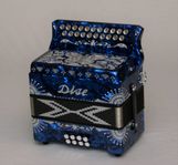 Dragspel Dise "Butterfly II" durspel med dekor  Fraktfritt