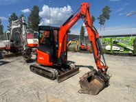 Minigrävare 2,7ton Kubota U27 275000:-