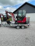 Yanmar SV19 inkl. maskinsläp