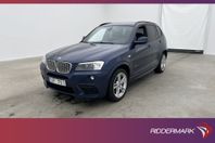 BMW X3 xDrive20d 184hk M Sport Kamera Drag Halvskinn