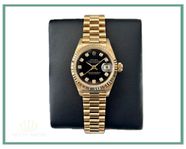 Rolex Lady Datejust 26 "18K Guld, Diamant, 69088" - 1996