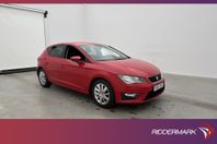 Seat Leon 1.4 TSI 140hk FR Sportpaket Sensorer Halvskinn