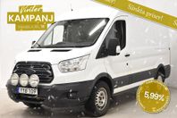 Ford Transit 350 2.0 TDCi AWD Drag D-värm Inredd Moms 130hk