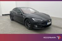 Tesla Model S P90D Svensksåld Luftfjädring Panorama